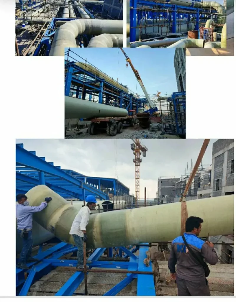 نصب تخصصی لوله و اتصالات GRP و GRE